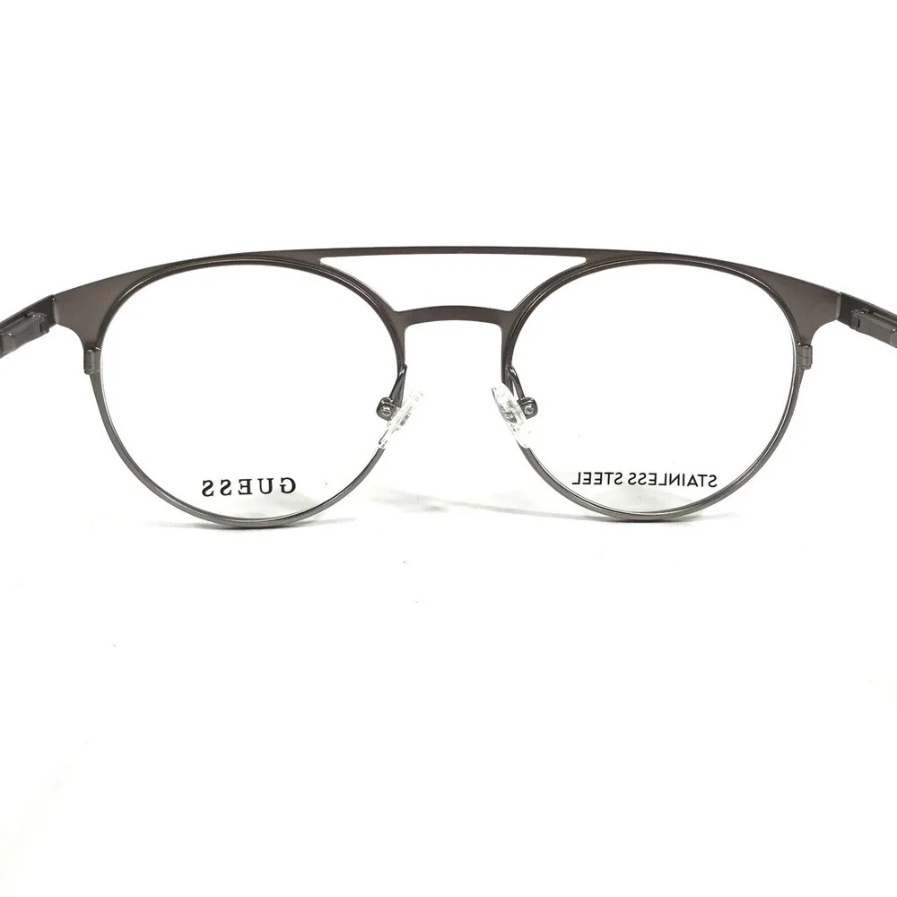 Guess Eyeglasses Frames GU1956 009 Grey Gunmetal Round Full Rim 50-19-140